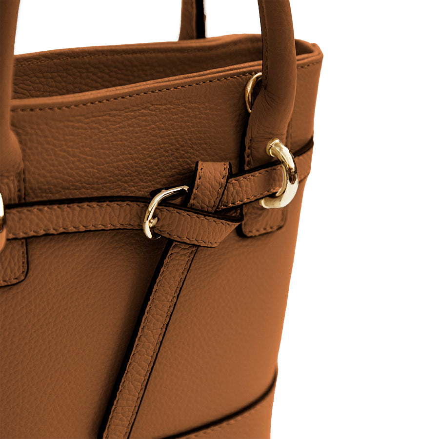 POLLY - Leather Bucket Bag