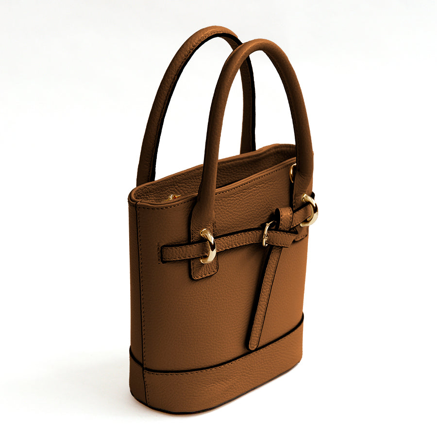 POLLY - Leather Bucket Bag