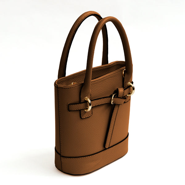 POLLY - Leather Bucket Bag