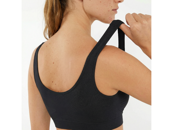 Gently Shaping Seamless Bra Without Underwire, BLACK Size: S