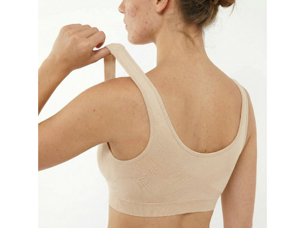 Gently Shaping Seamless Bra Without Underwire, NUDE Size: XXL