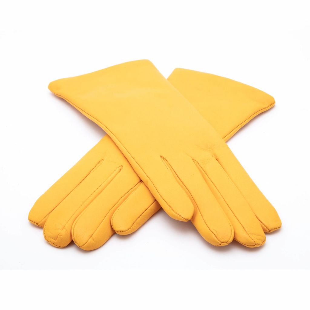 Colorful Smooth Women's Leather Gloves