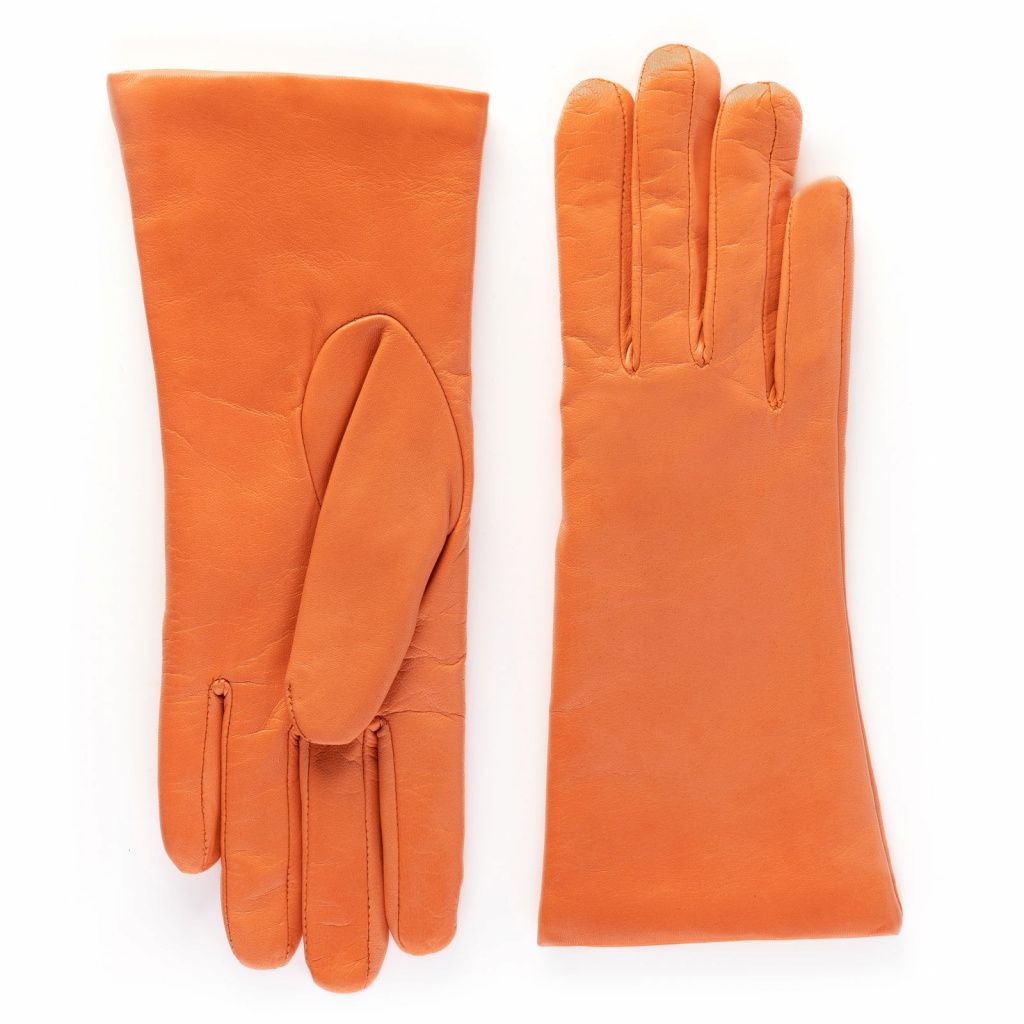 Colorful Smooth Women's Leather Gloves
