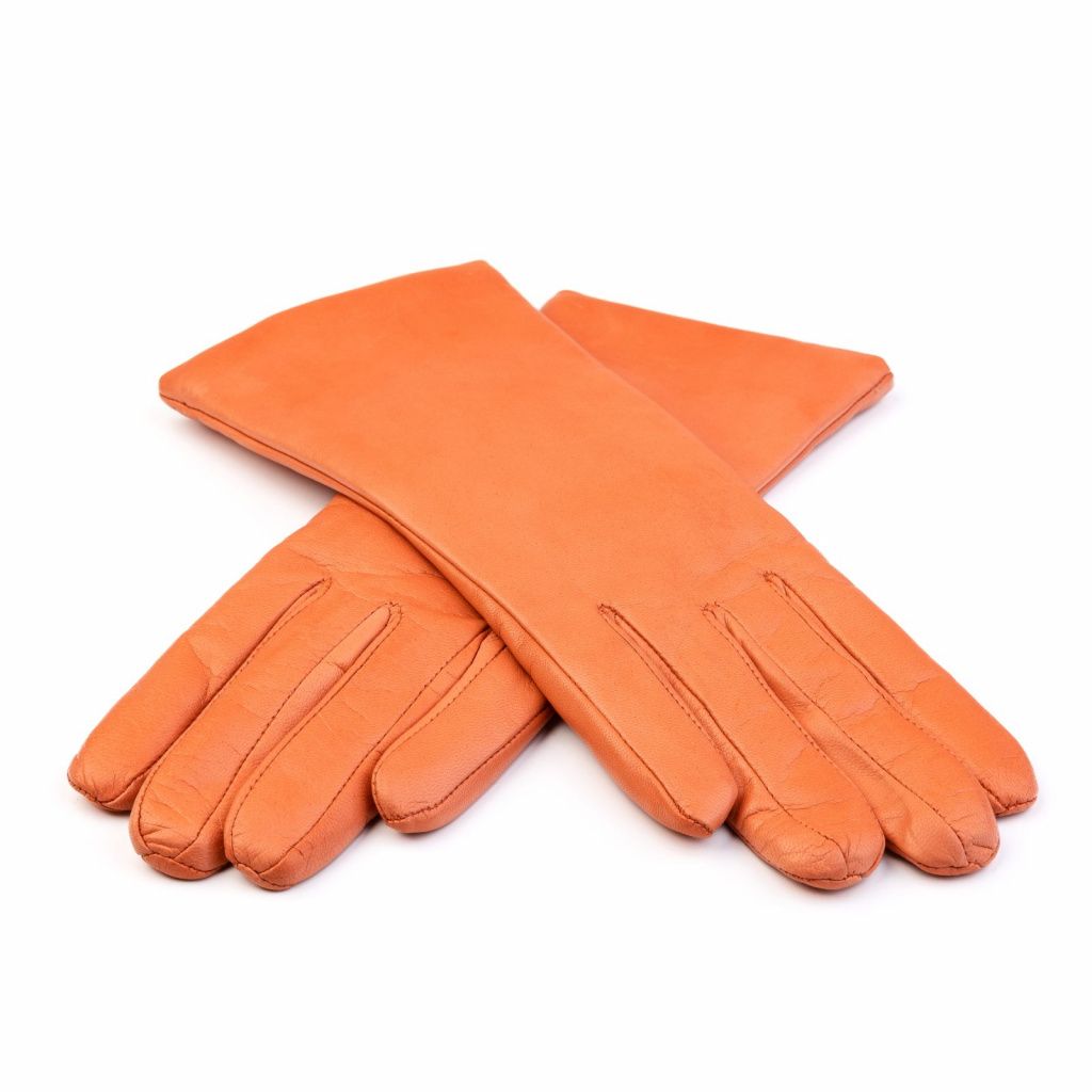 Colorful Smooth Women's Leather Gloves