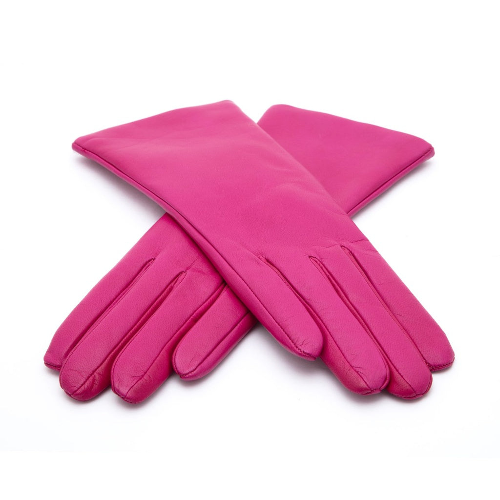 Colorful Smooth Women's Leather Gloves