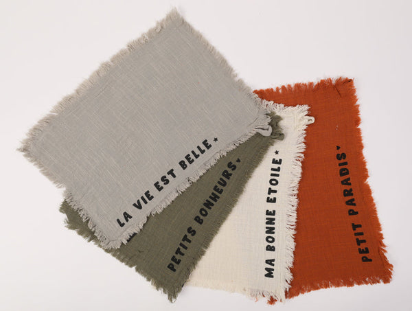 Set of 4 Hand Towels Little Joys