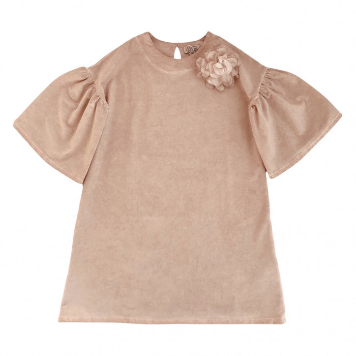 ROBE TEINTE EN ROSE