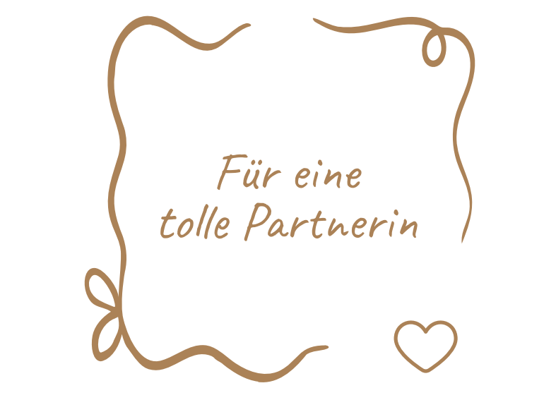 For a Great Partner