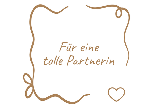 For a Great Partner