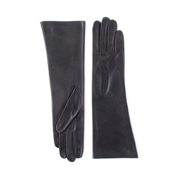 Women's Leather Forearm Gloves with Cashmere Lining