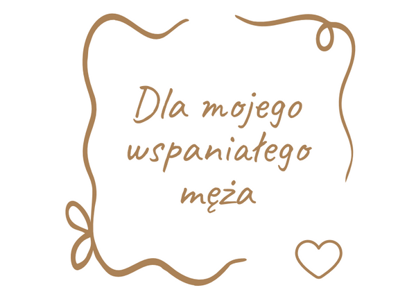 For My Wonderful Husband