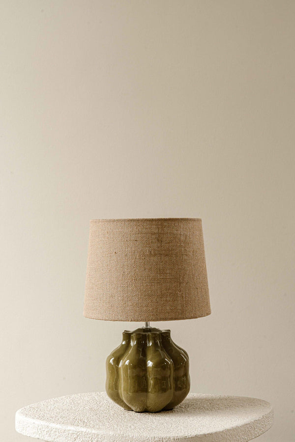 Indore Home - Verde - S - Table Lamp - Green
