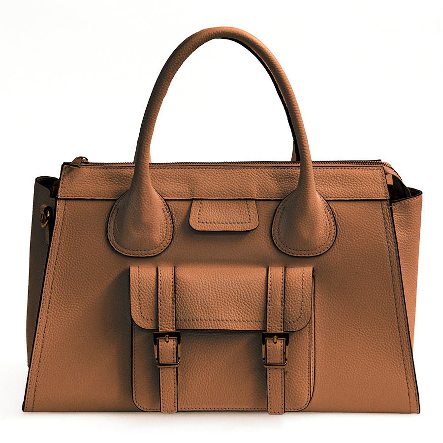 LILLY - Maxi leather handbag