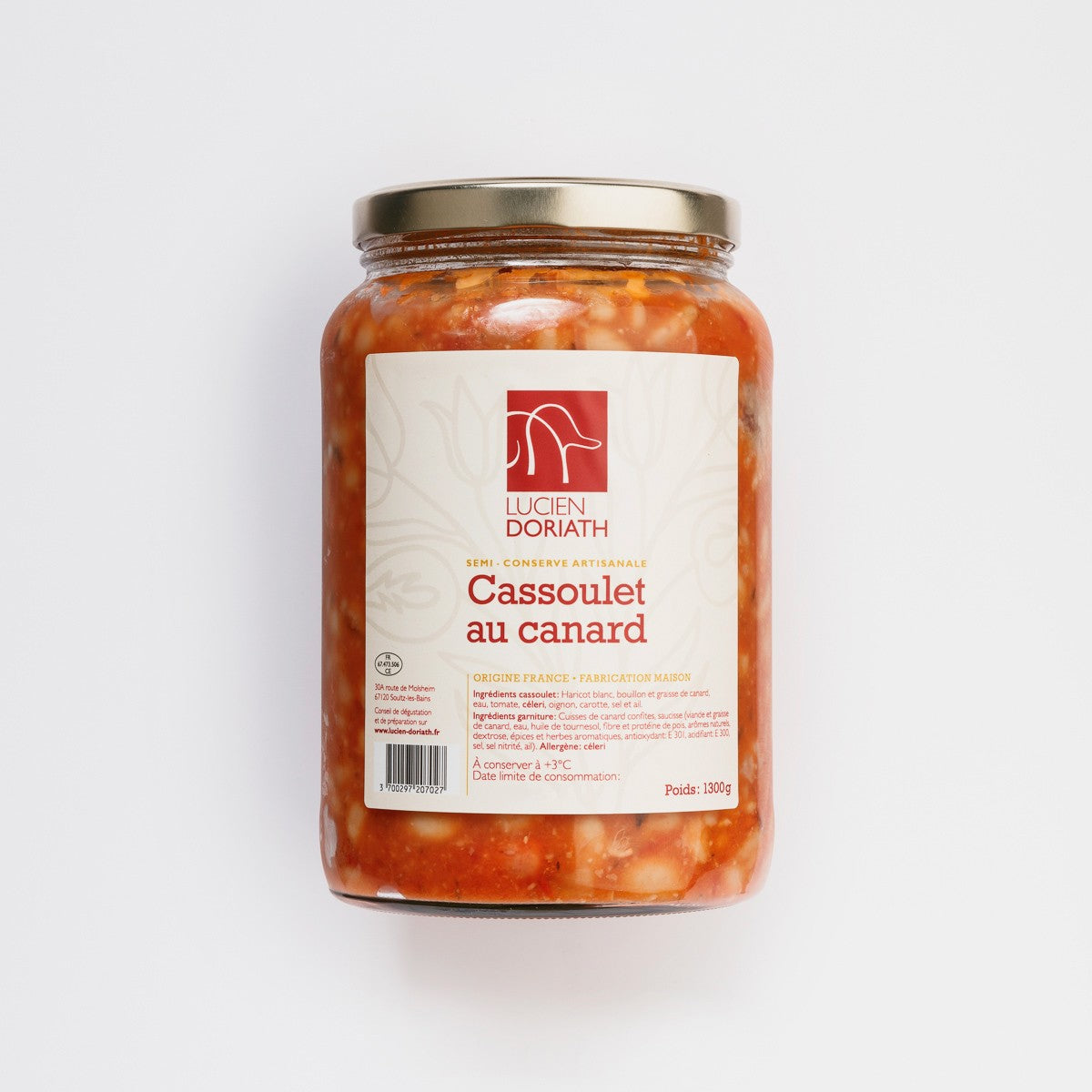 Duck Cassoulet for 2 people - 1300g