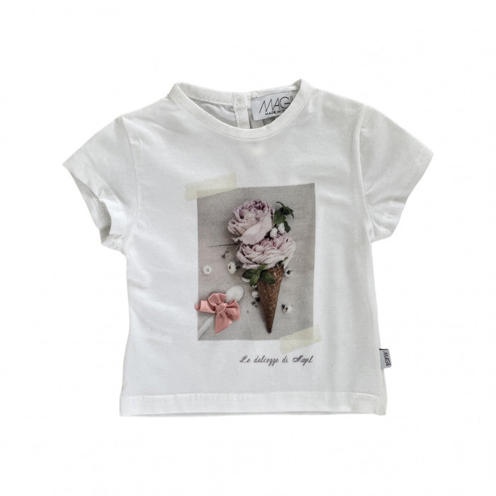 ICE CREAM PRINT T-SHIRT
