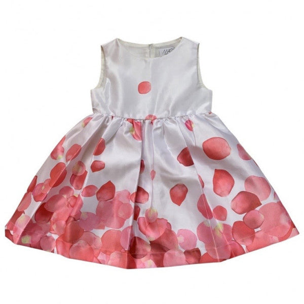 PRINTED PETAL DRESS