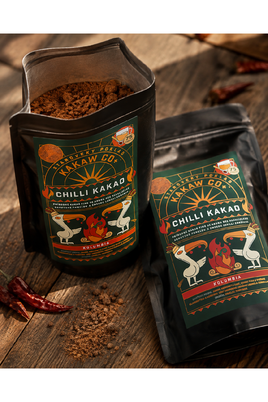 Cacao au piment Poids : 250 g