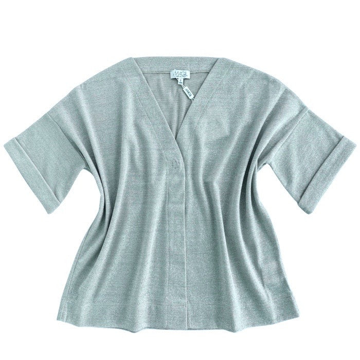 AQUA ÚPLETOVÝ CARDIGAN