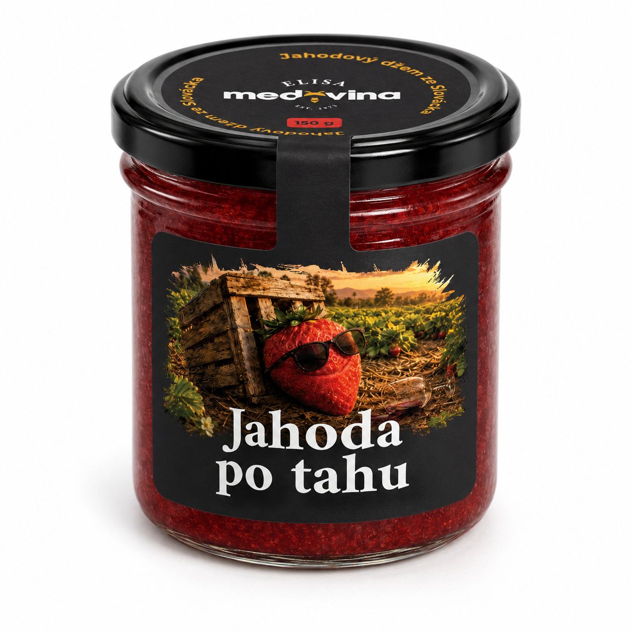 Elisa Jahoda after the move - strawberry jam 150g