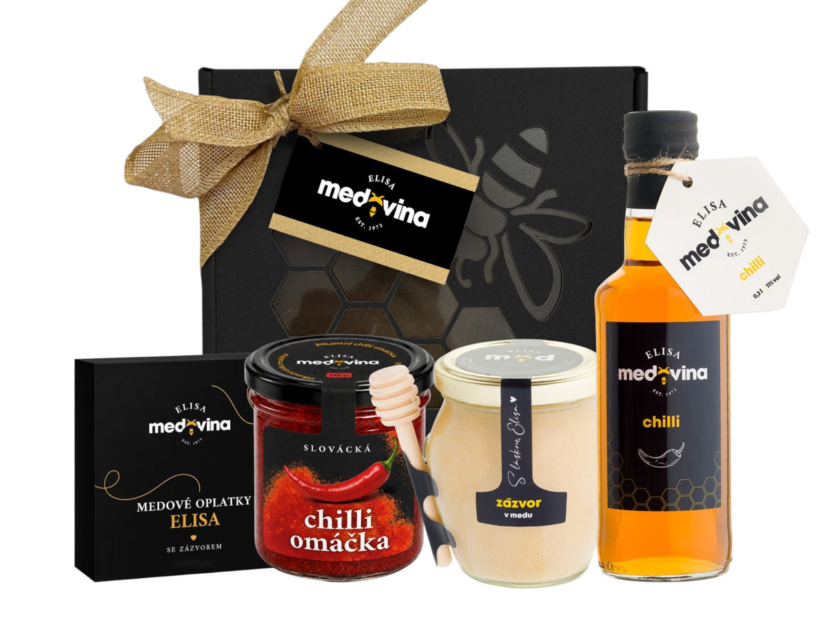 Set de Regalo con Hidromiel de Chile, Salsa de Chile y Jengibre – Elisa