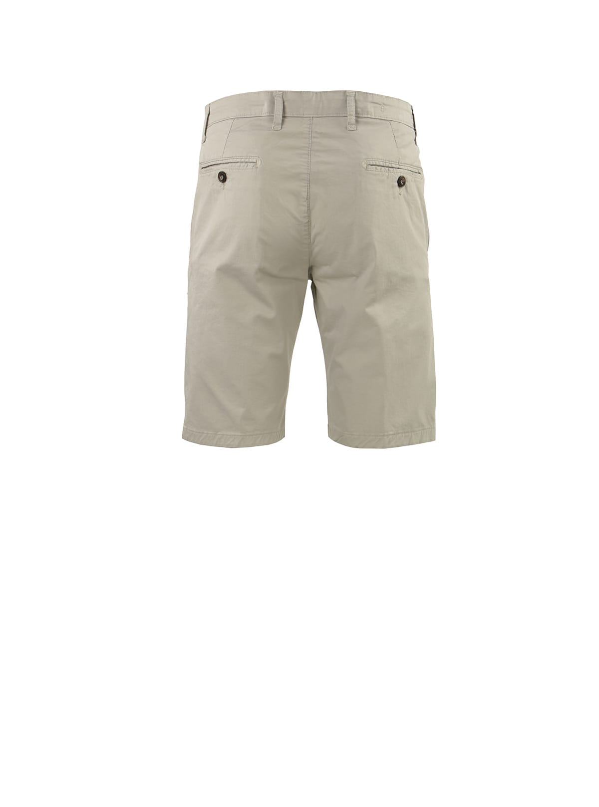 BERMUDA EN COTON ÉLASTIQUE