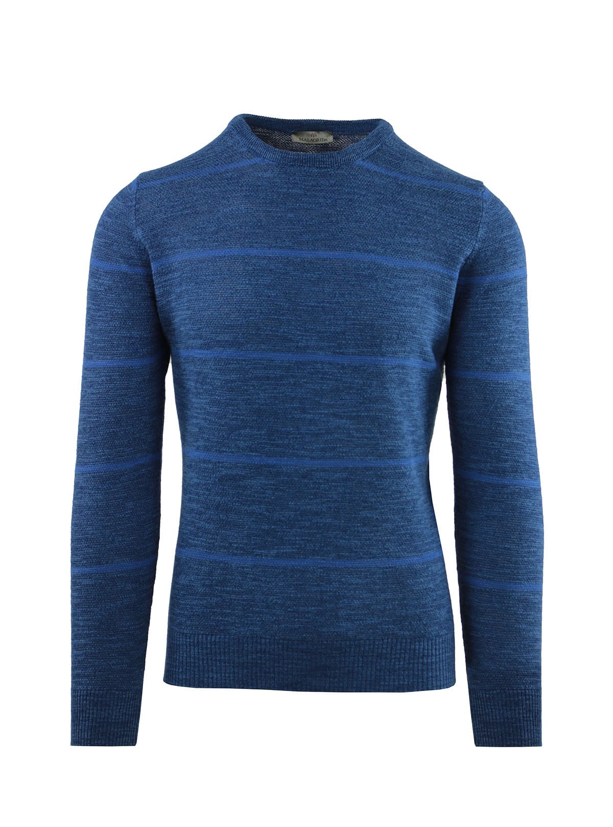 STRIPED RICE GRAIN CREW NECK