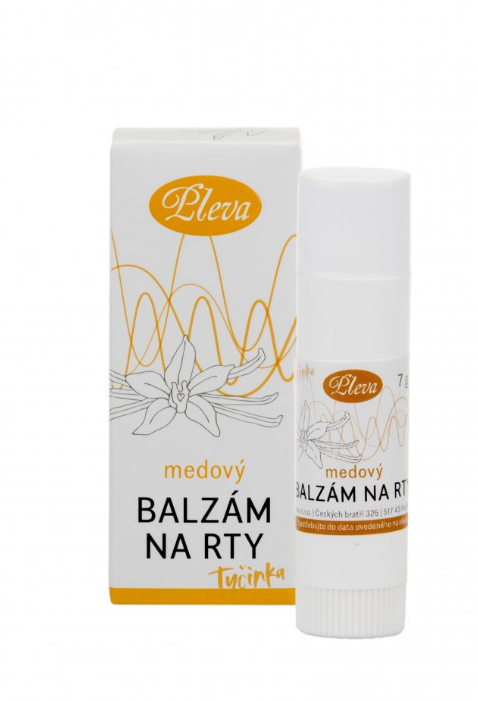 Medový balzám na rty tyčinka s příchutí vanilky PLEVA 7 g