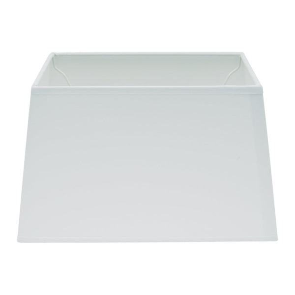 Abat-jour conique rectangulaire varié - Blanc - Ø20 ou Ø25 cm - Chintz