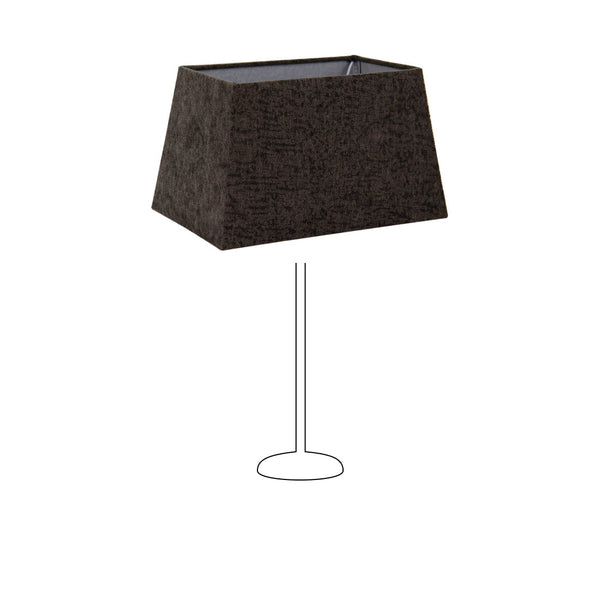 Variabile Paralume Conico Rettangolare – Antracite – Wooly