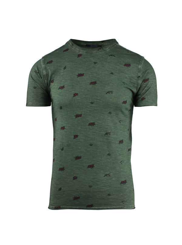 T-SHIRT FLAMME AVEC IMPRIMÉS