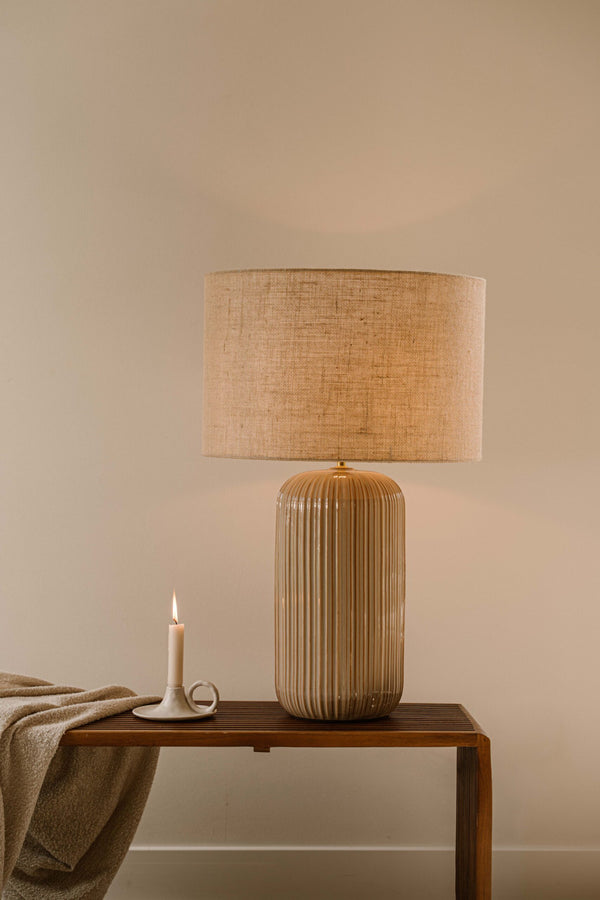 Indore Home - Verona - L - Schemerlamp - Beige