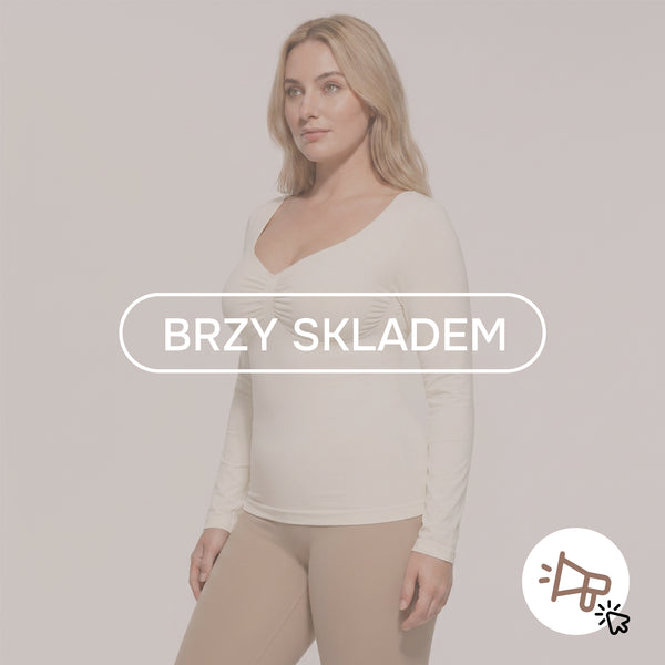 Seamless Shaping Top with Long Sleeves, WHITE 3XL