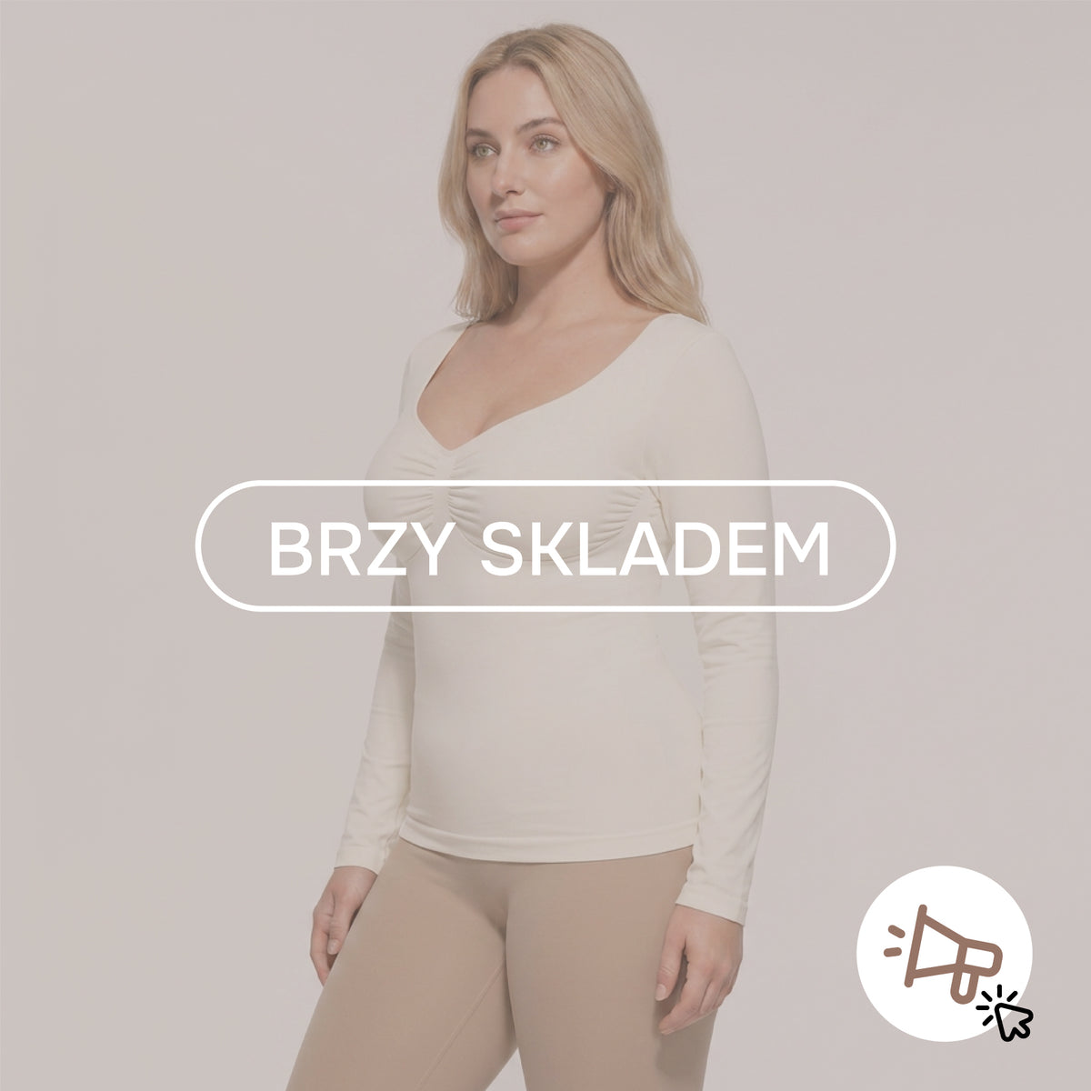 Seamless Shaping Top with Long Sleeves, WHITE L