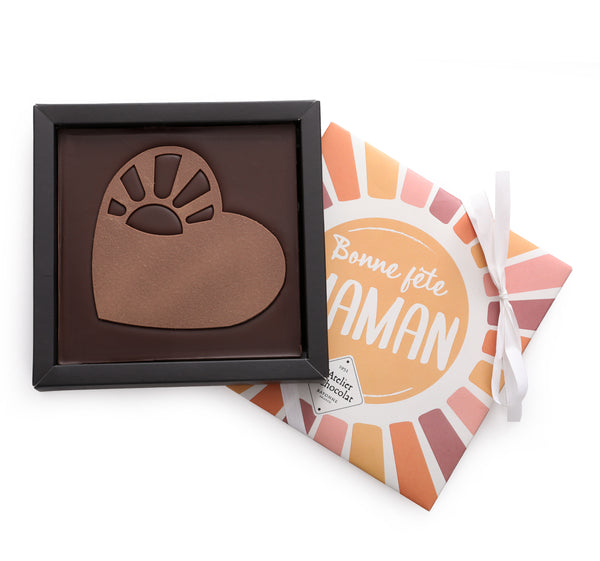 Passion Fruit Heart Chocolate Square · Chocolates Happy Mother's Day
