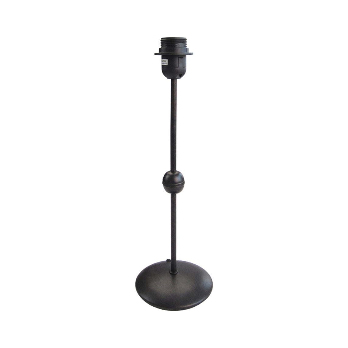 Various Metal Lamp Base Black – Elegant Base for Your Table Lamp (43 cm, E27)