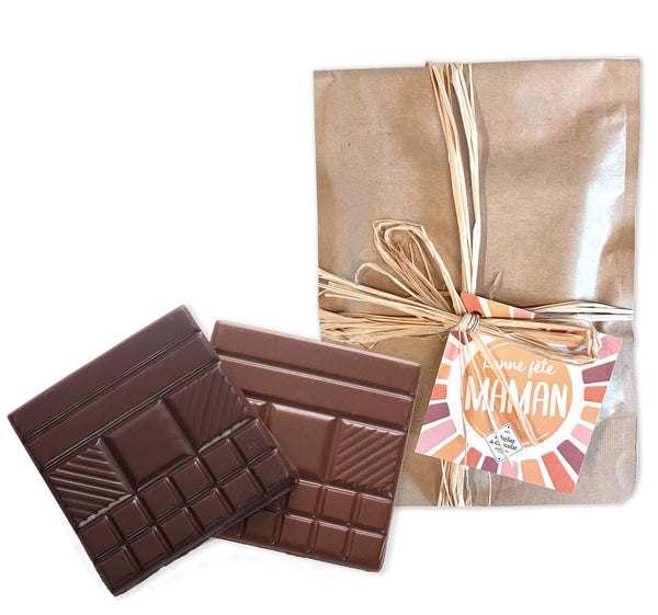 Tabletas de Chocolate con Leche y Oscuro de Vainilla · Tesoros de Madagascar