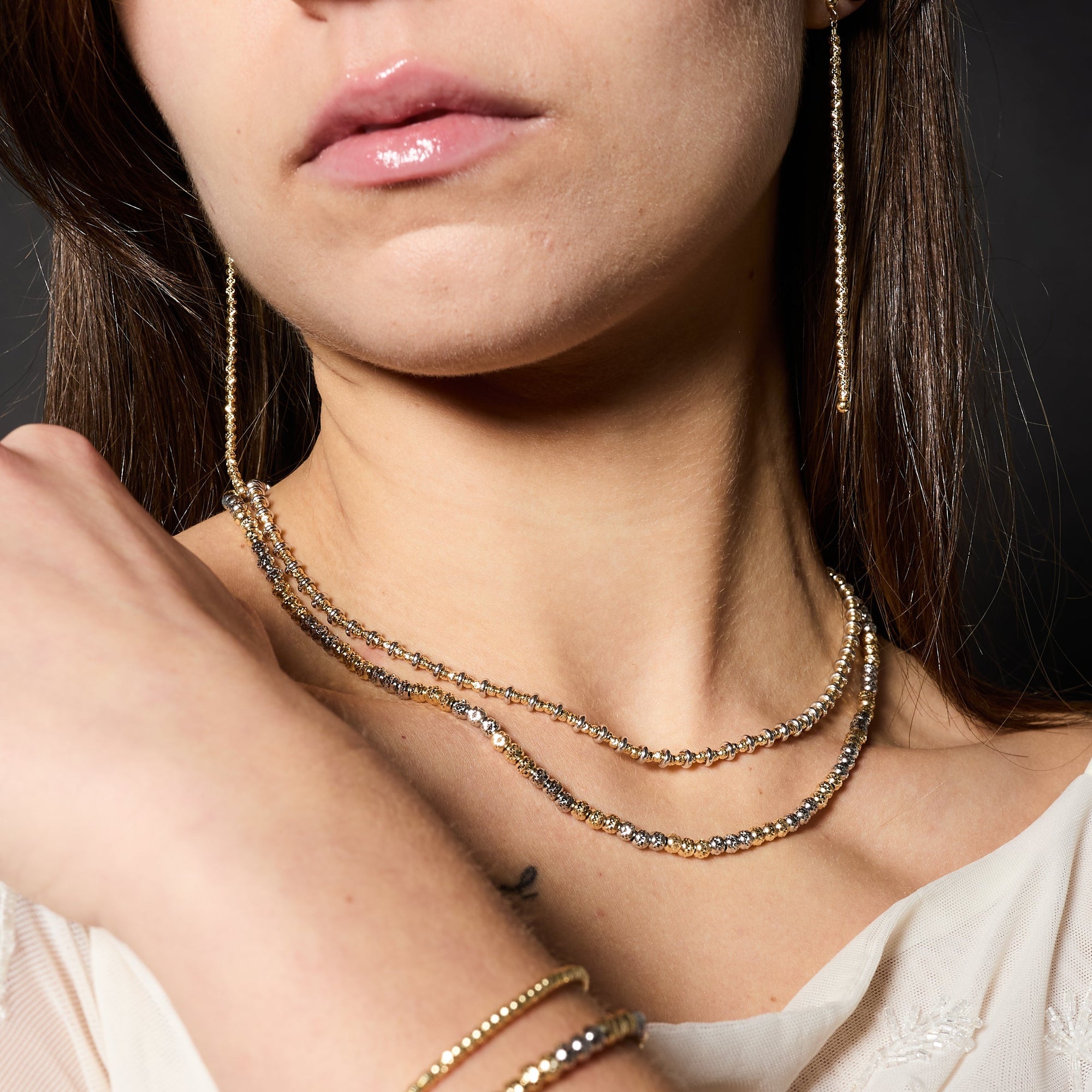 Collar de plata multicolor ref. LC63