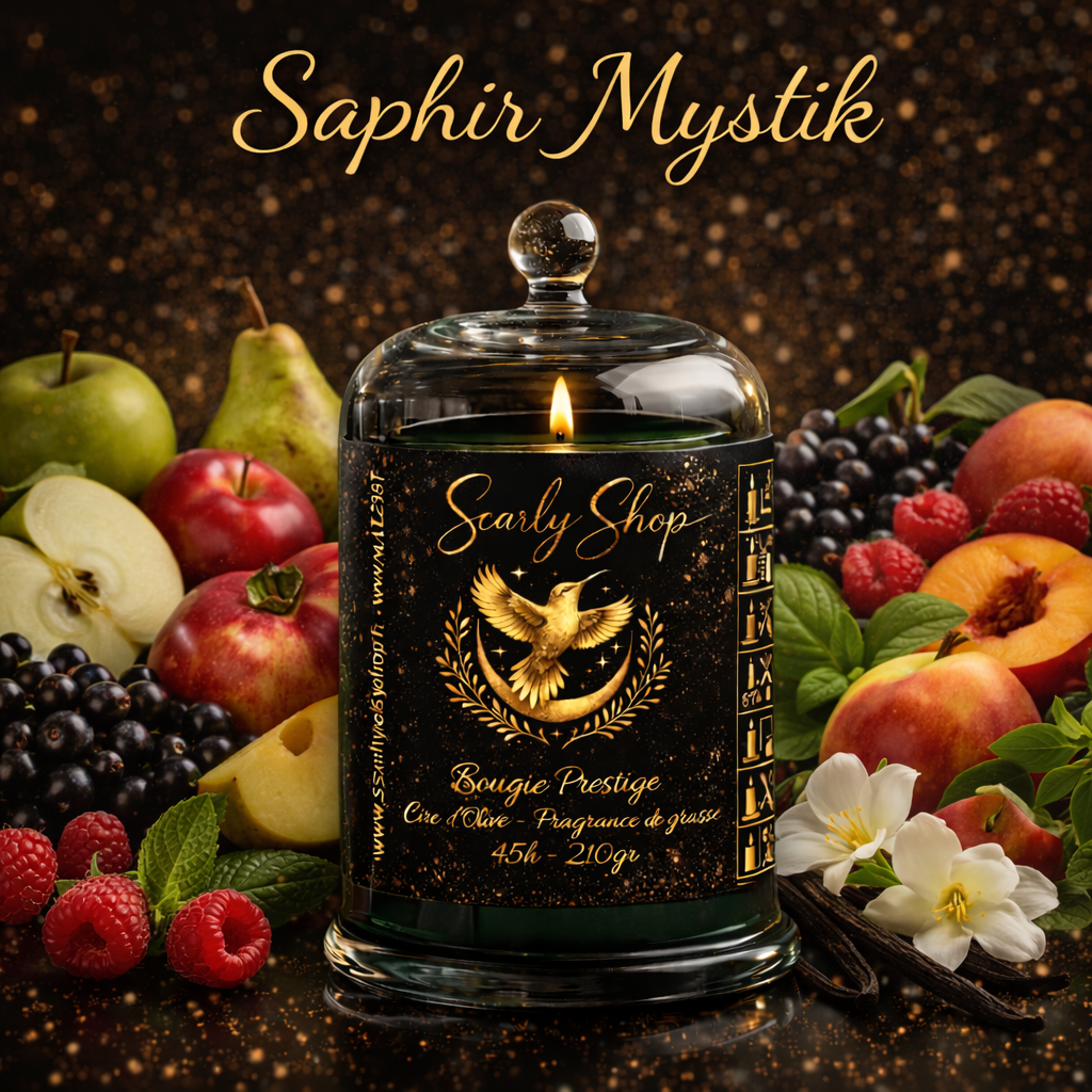 Prestige Candle - Mystic Sapphire - 45h - Olive Wax