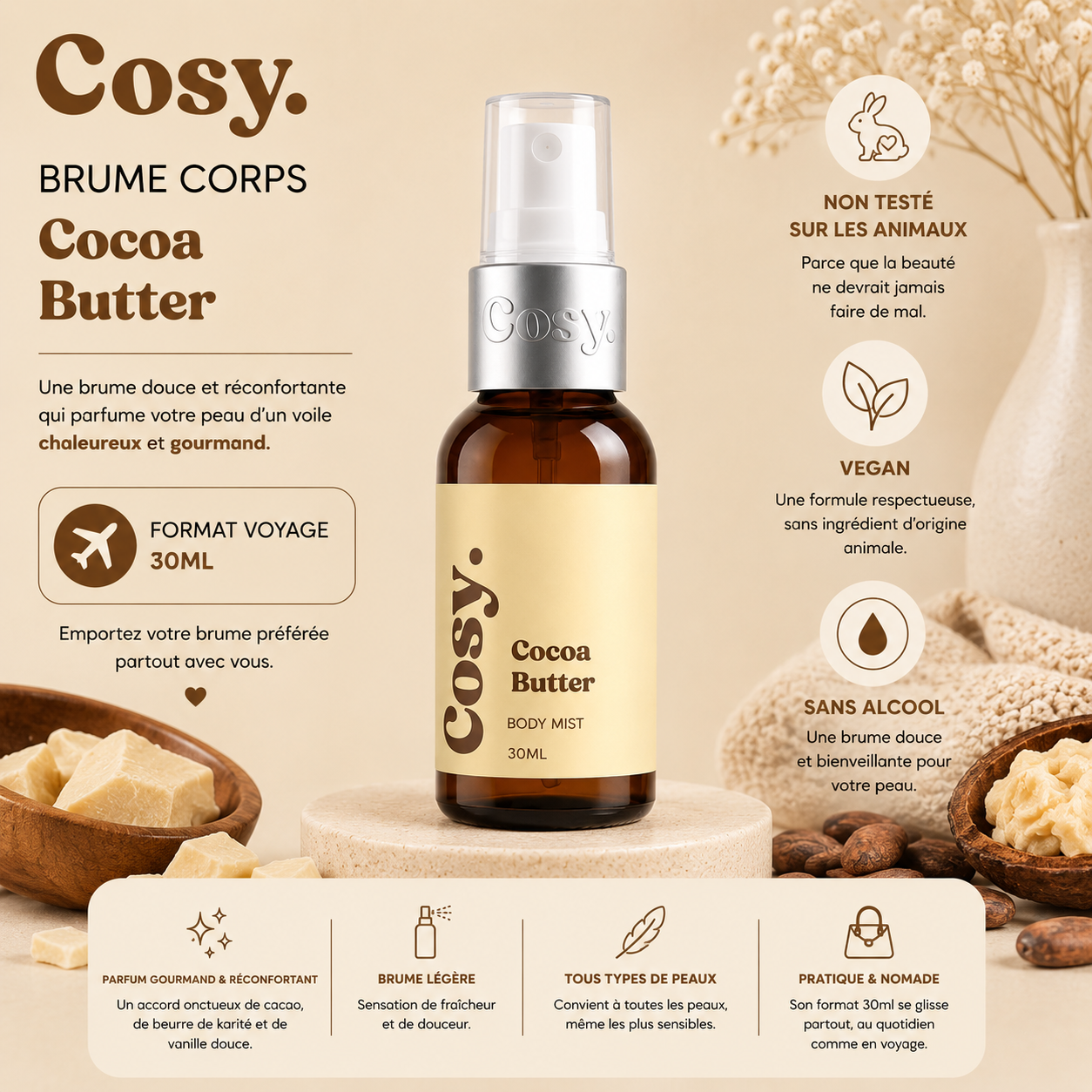 Travel Mist - Cocoa Butter