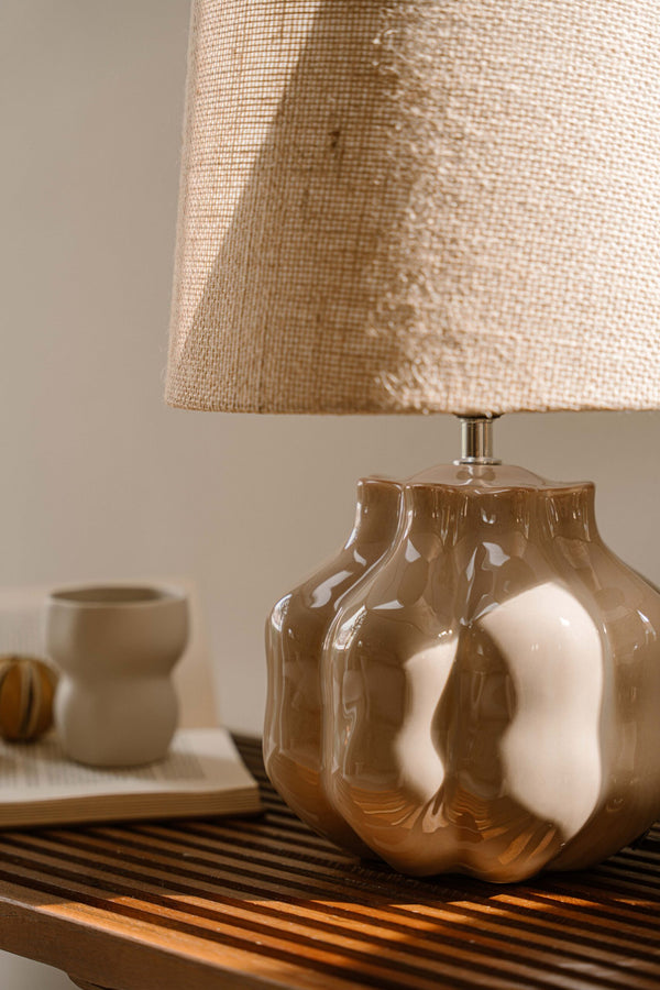 Indore Home - Verde - M - Table Lamp - Beige
