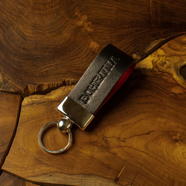 Elegant Leather Keychain