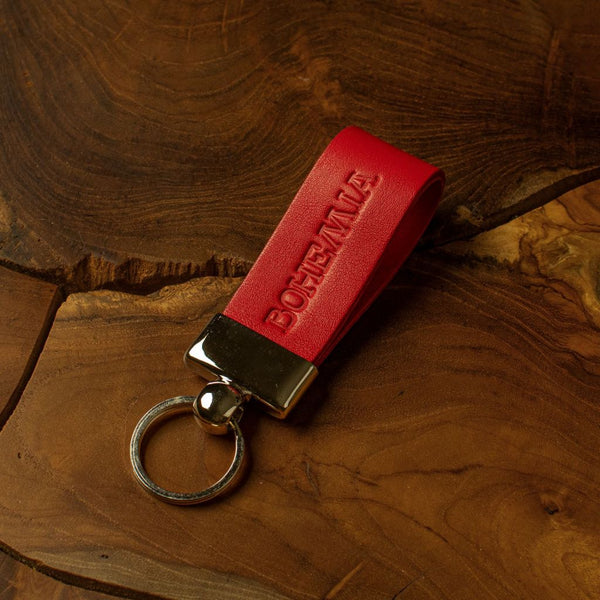 Elegant Leather Keychain