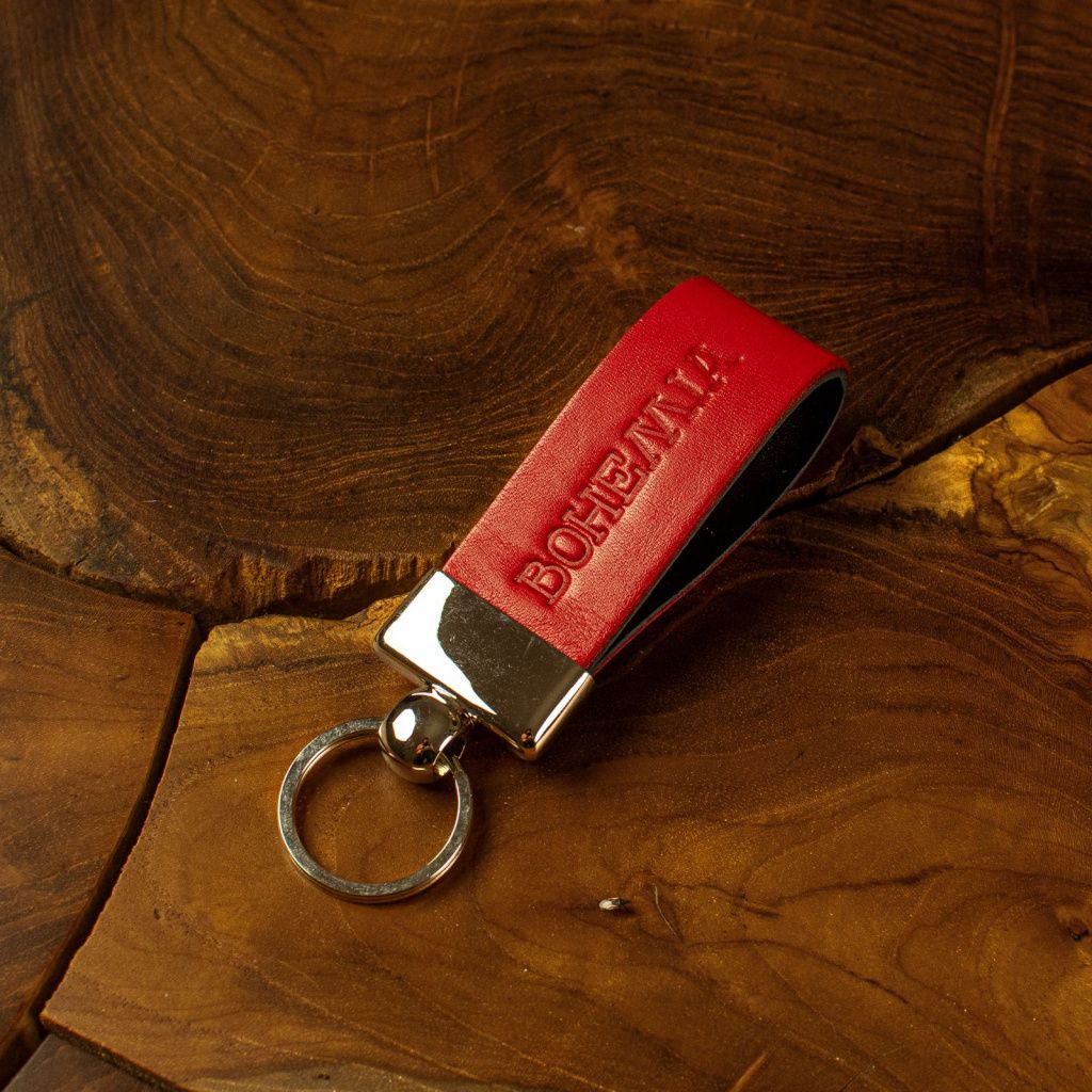 Elegant Leather Keychain