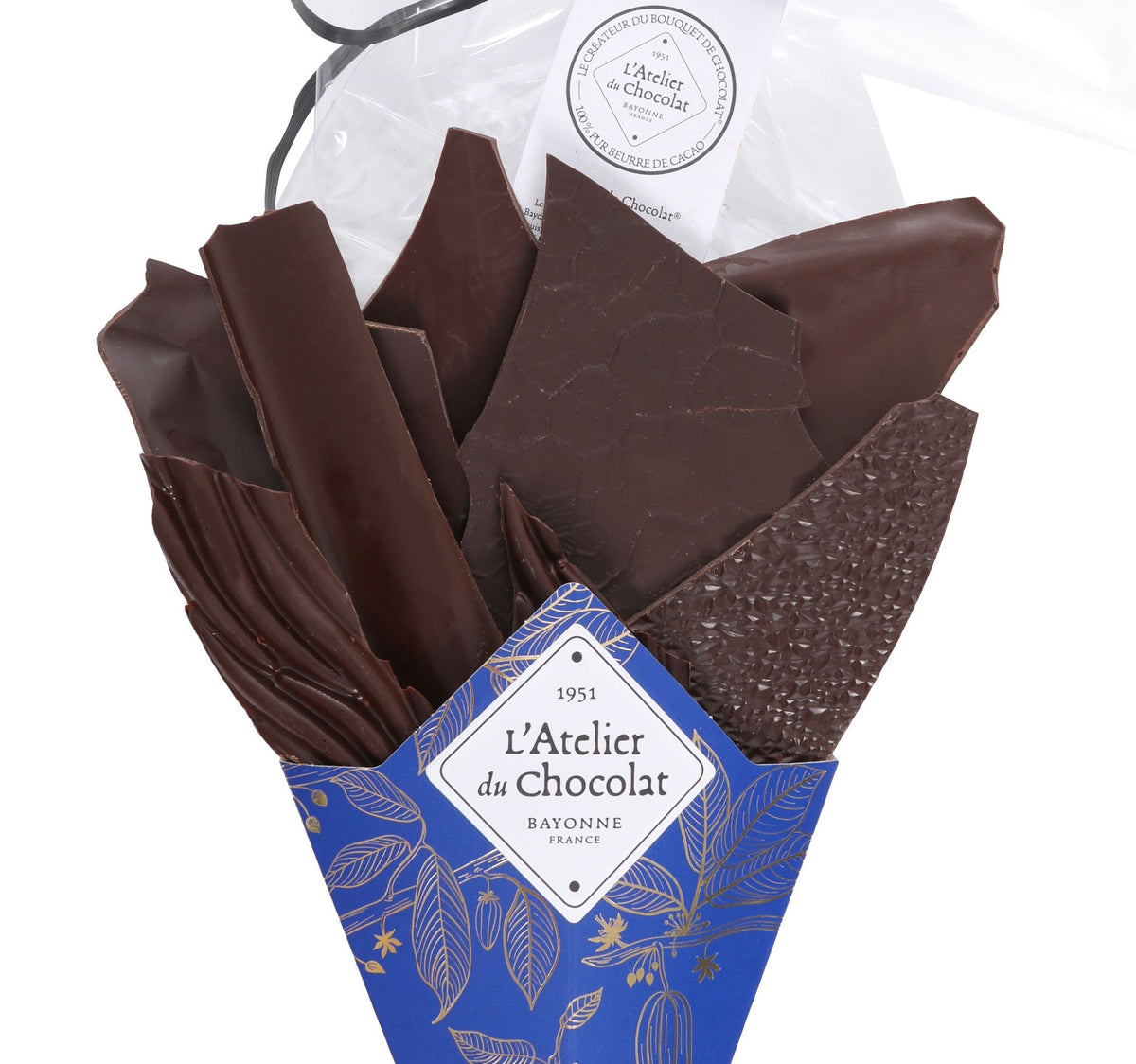 Gift box of dark chocolate