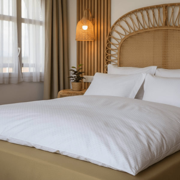 Duvet Jacquard Blanc