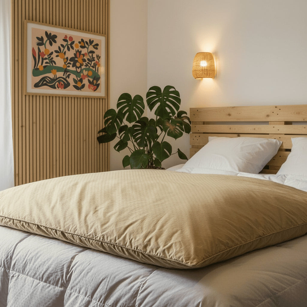 Jacquard Color Puffed Duvet