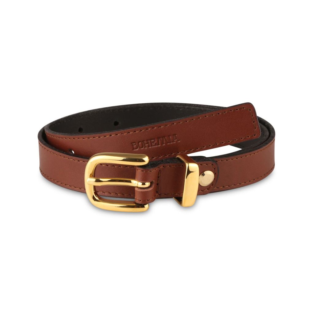 Women's Narrow Leather Belt