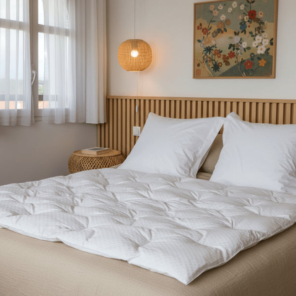 Plaid Jacquard Blanc