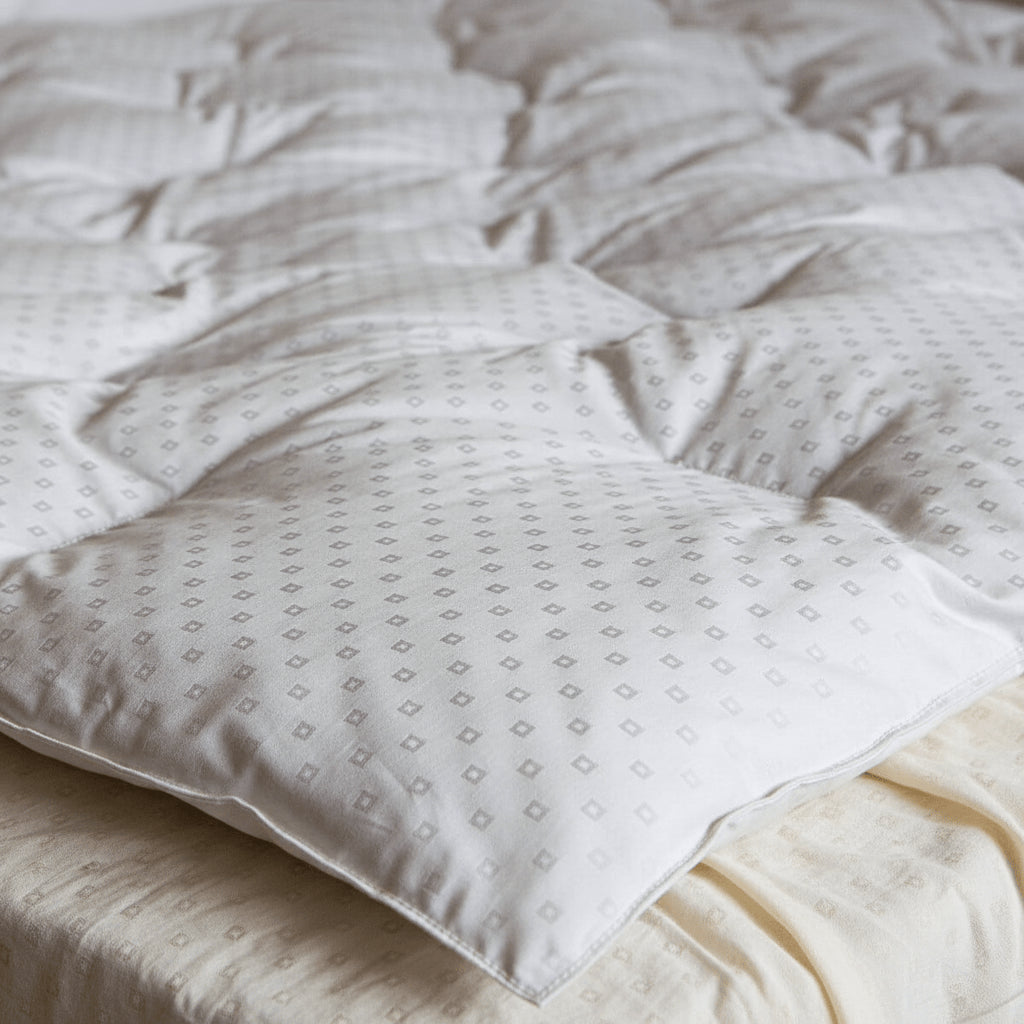 White Jacquard Throw