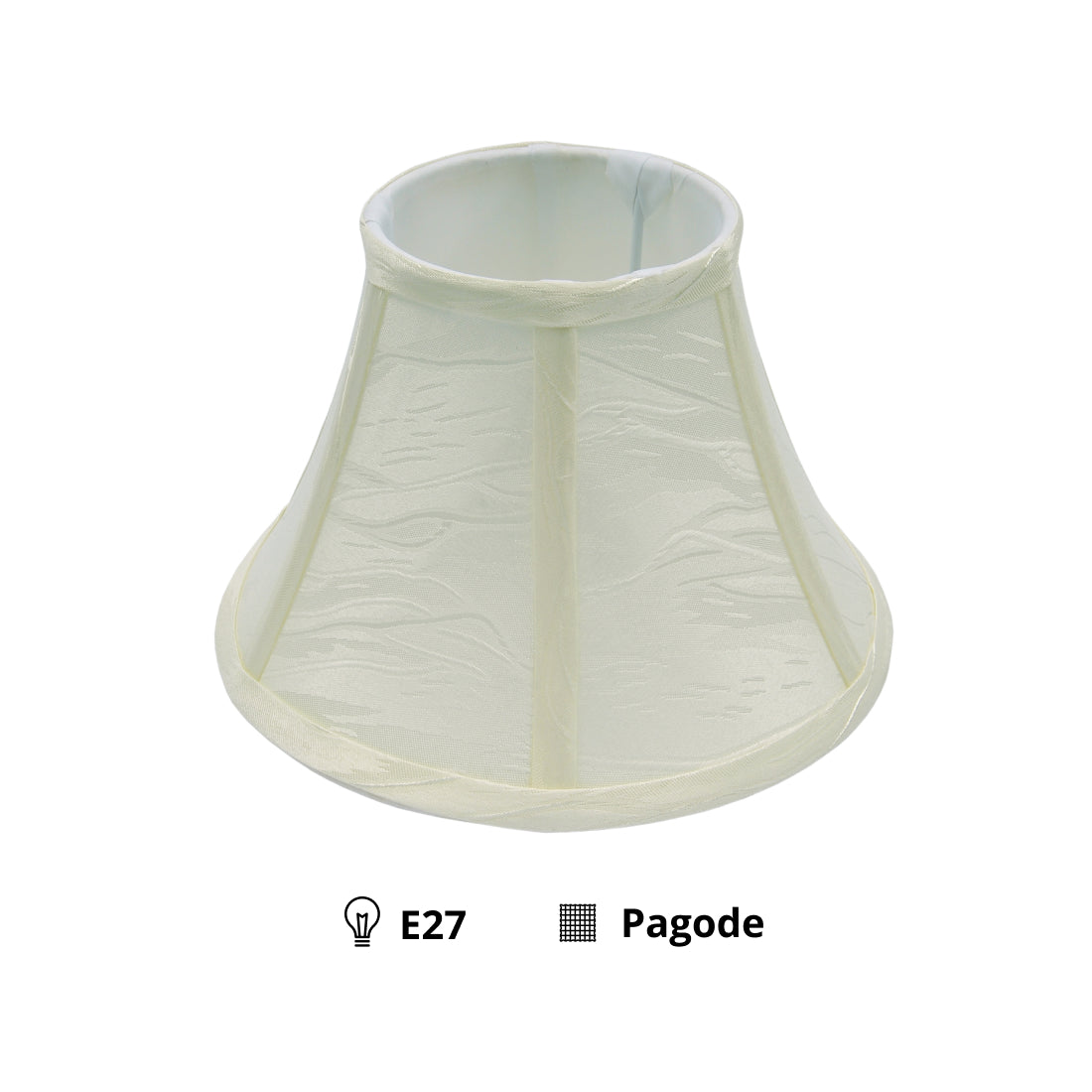 Various Lampshade Top - Pagoda - Cream – Ø20 or Ø35 cm - Elegance for Your Home